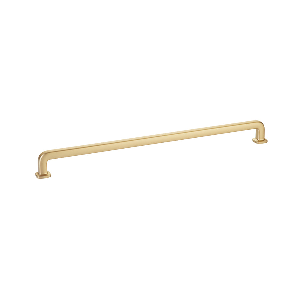 Emtek Cabinet Pull with 12" Center to Center in Satin Brass