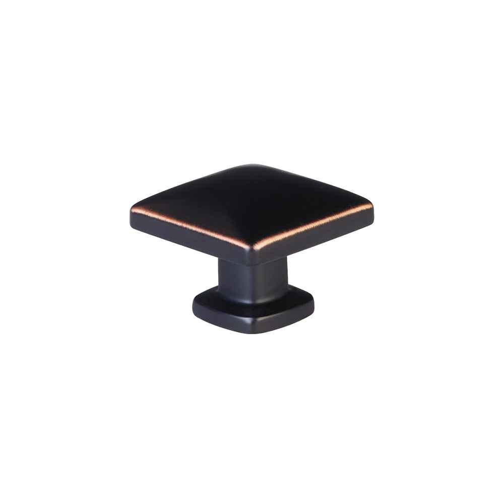 Emtek 1-1/4" Square Cabinet Knob in Oil Rubbed Bronze