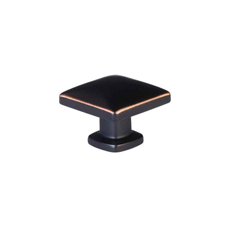 Emtek 1-1/4" Square Cabinet Knob in Oil Rubbed Bronze