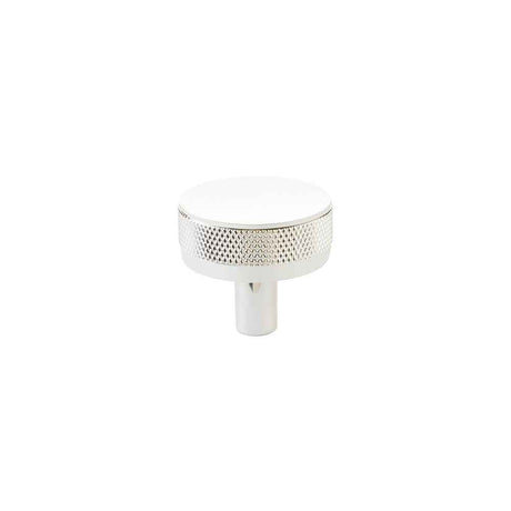 Emtek Stem with Knurled Knob Select Cabinet Knob in Polished Chrome