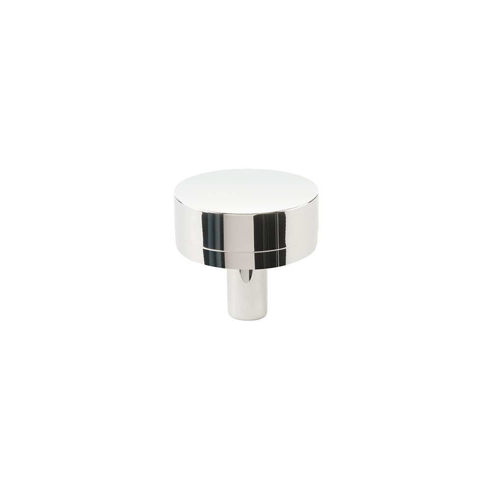 Emtek Stem with Knurled Knob Select Cabinet Knob in Polished Chrome