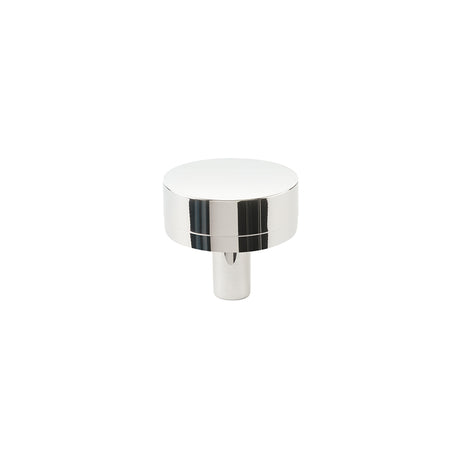 Emtek Stem with Knurled Knob Select Cabinet Knob in Polished Chrome