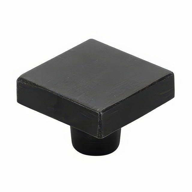 Emtek 86663FB flat black bronze cabinet knob