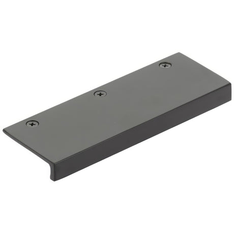 Emtek 86665FB flat black bronze edge cabinet pull