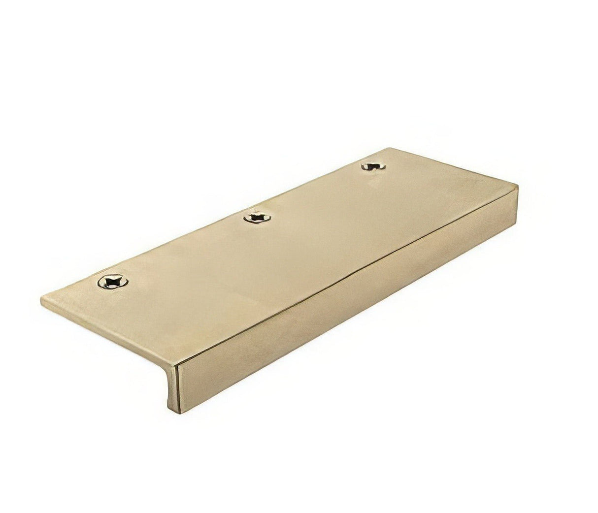Emtek 86665TWB tumbled white bronze edge cabinet pull