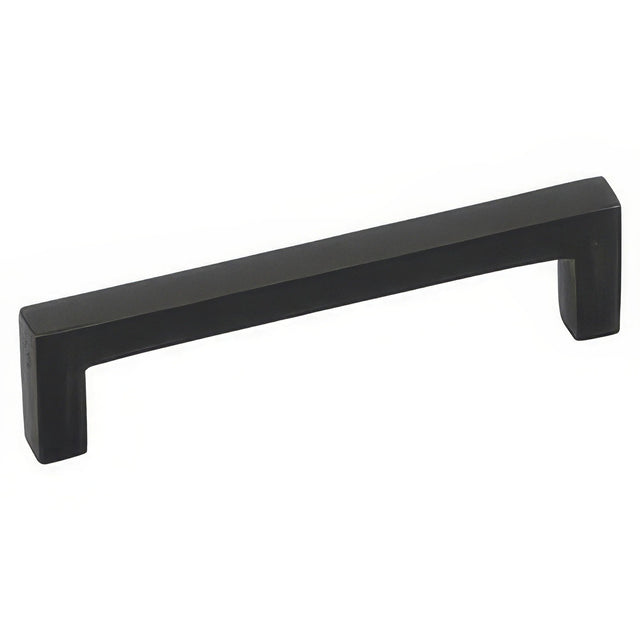 Emtek 86667FB flat black bronze rectangular cabinet pull