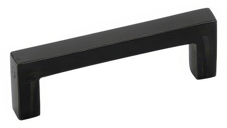 Emtek 86670FB flat black bronze rectangular cabinet pull