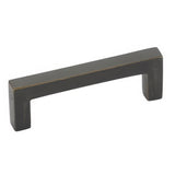 Emtek 86671MB medium bronze rectangular cabinet pull