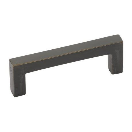 Emtek 86673MB medium bronze rectangular cabinet pull