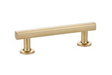 Emtek 86676US4 satin brass cabinet pull