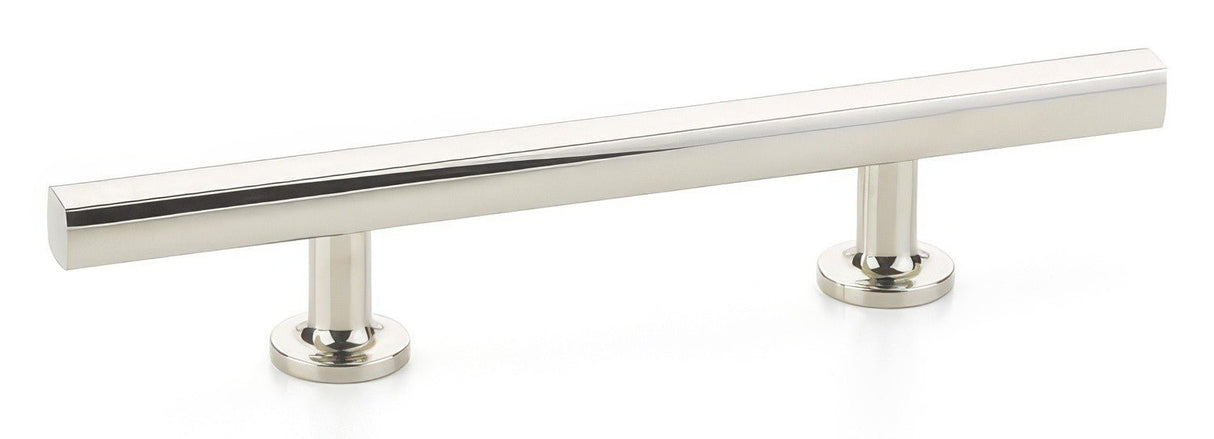 Emtek 86682US14 polished nickel lifetime square cabinet pull