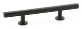 Emtek 86682US19 flat black square cabinet pull