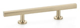 Emtek 86682US4 satin brass square cabinet pull