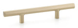 Emtek 86684US4 satin brass hex cabinet pull