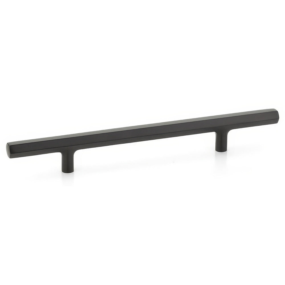 Emtek 86685US19 flat black square cabinet pull