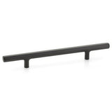 Emtek 86685US19 flat black square cabinet pull