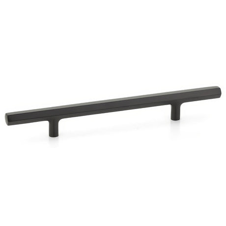 Emtek 86685US19 flat black square cabinet pull