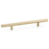 Emtek 86685US4 satin brass square cabinet pull