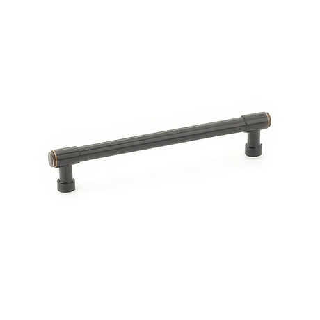 Emtek 86689US10B Jasper cabinet pull, additional view