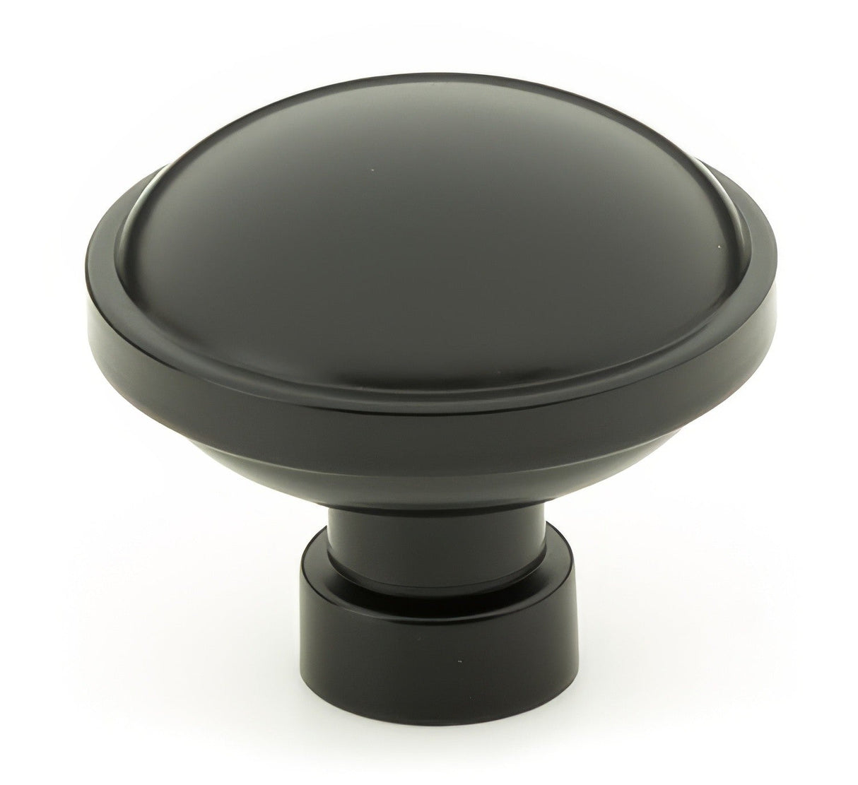 Emtek 86696US19 flat black cabinet knob