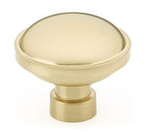 Emtek 86696US4 satin brass cabinet knob