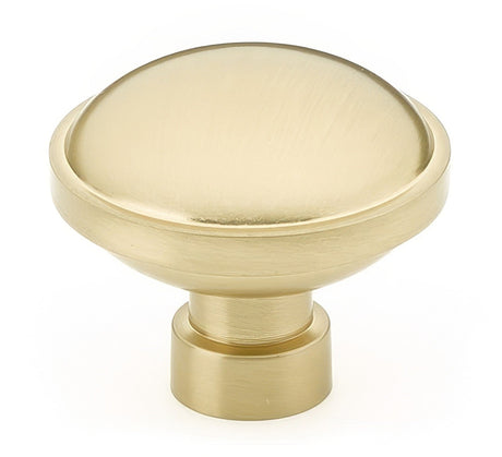 Emtek 86696US4 satin brass cabinet knob