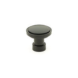 Emtek 86697US19 flat black cabinet knob