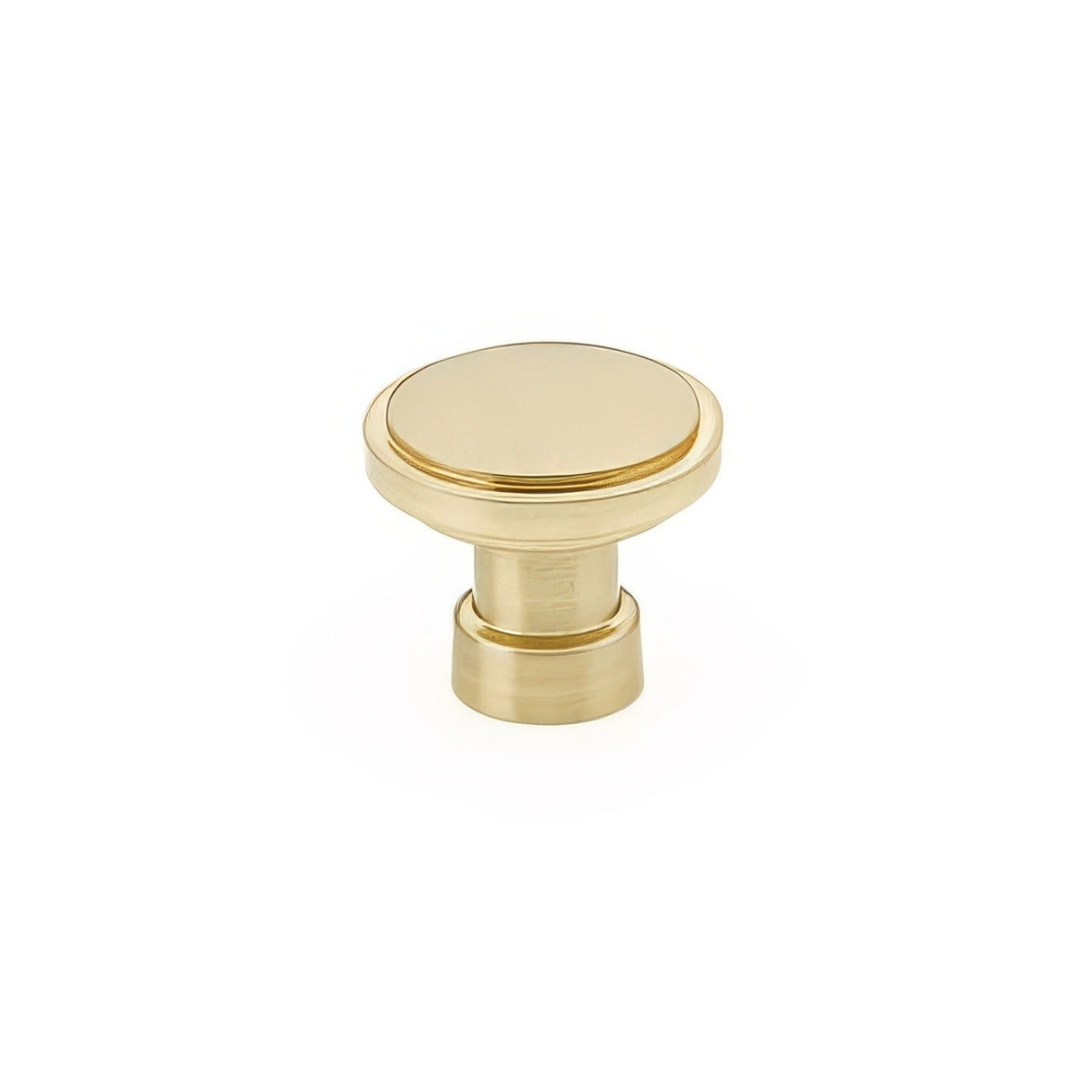 Emtek 86697US4 satin brass cabinet knob