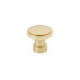 Emtek 86697US4 satin brass cabinet knob