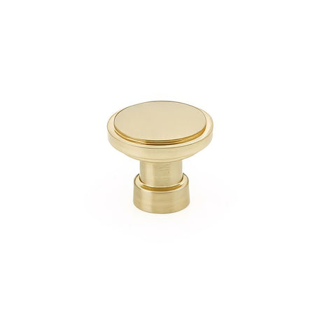 Emtek 86697US4 satin brass cabinet knob