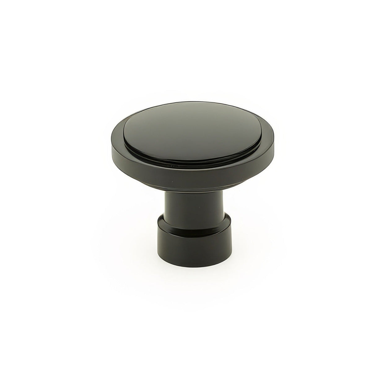 Emtek 86698US19 flat black cabinet knob