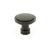 Emtek 86698US19 flat black cabinet knob