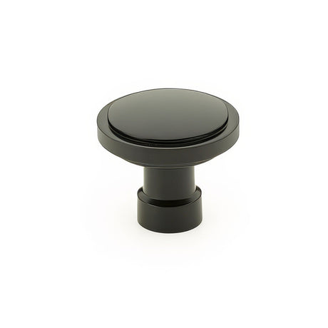 Emtek 86698US19 flat black cabinet knob
