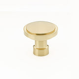 Emtek 86698US4 satin brass cabinet knob