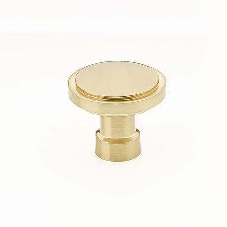 Emtek 86698US4 satin brass cabinet knob