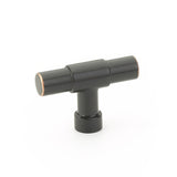 Emtek 86699US10B Jasper t-bar cabinet pull, additional view