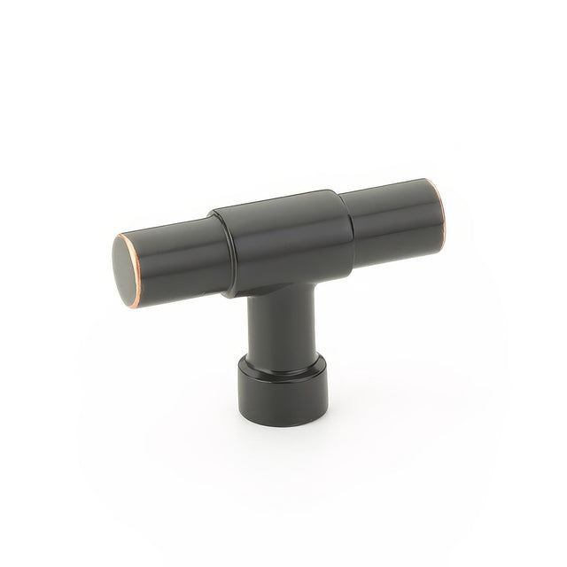 Emtek 86699US10B Jasper t-bar cabinet pull, additional view