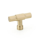 Emtek 86699US4 satin brass t bar cabinet pull