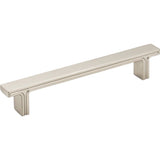 Jeffrey Alexander 867-128SN satin nickel cabinet drawer pull
