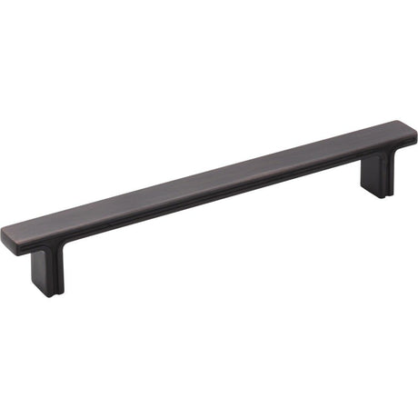 Jeffrey Alexander 867-160DBAC brushed oil rubbed bronze cabinet drawer pull