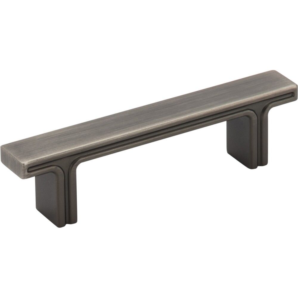 Jeffrey Alexander 867-3BNBDL brushed pewter cabinet drawer pull
