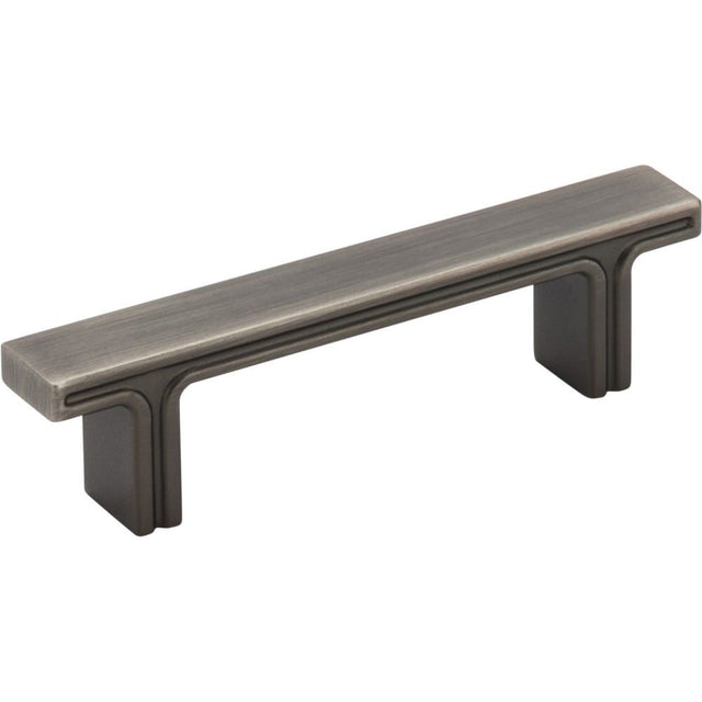 Jeffrey Alexander 867-3BNBDL brushed pewter cabinet drawer pull