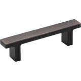 Jeffrey Alexander 867-3DBAC brushed oil rubbed bronze cabinet drawer pull
