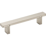 Jeffrey Alexander 867-96SN satin nickel cabinet drawer pull