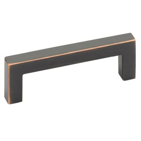 Emtek 86704US10B oil rubbed bronze square cabinet pull