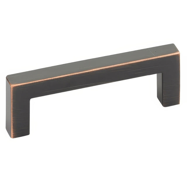 Emtek 86704US10B oil rubbed bronze square cabinet pull