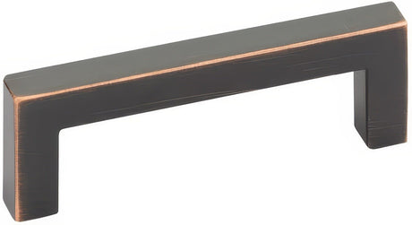Emtek 86706US10B oil rubbed bronze square cabinet pull