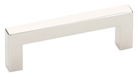 Emtek 86706US14 polished nickel lifetime square cabinet pull