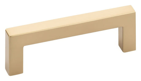 Emtek 86706US4 satin brass square cabinet pull
