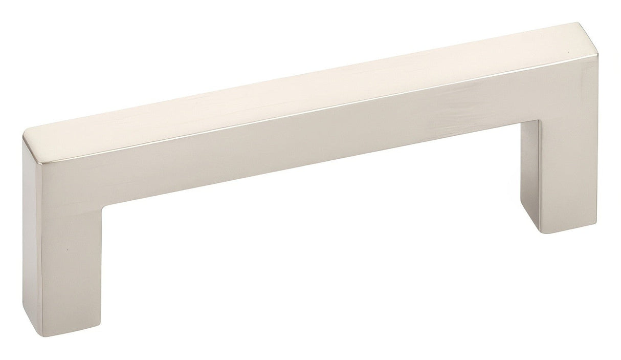 Emtek 86707US15 square cabinet pull in polished brass, additional view